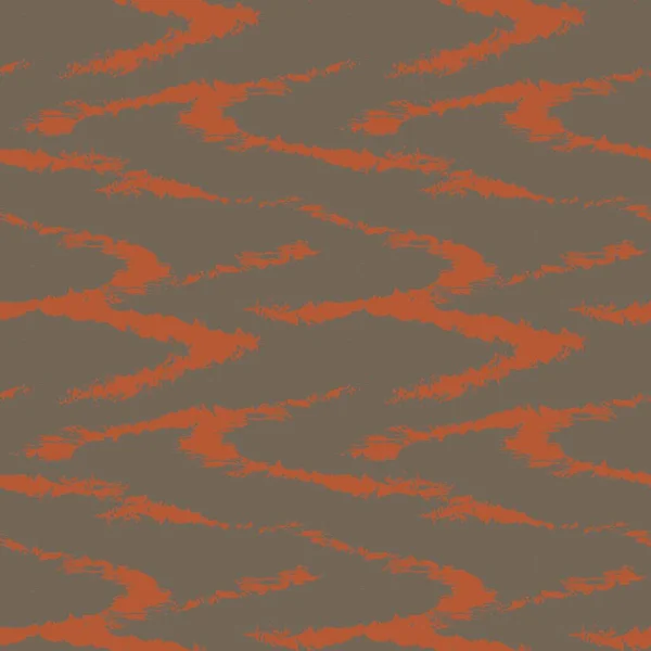 Оранжевый Мазок Мазка Меха Дизайн Модных Принтов Домашней Утвари Графики — стоковый вектор