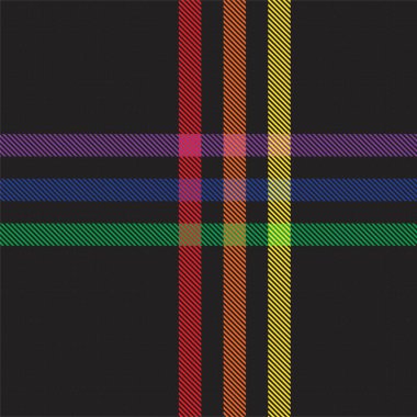 Gökkuşağı Ekoseli, kareli, ekose desenli moda tekstil ve grafikleri için uygun