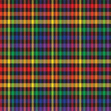 Gökkuşağı Ekoseli, kareli, ekose desenli moda tekstil ve grafikleri için uygun