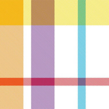 Gökkuşağı Ekoseli, kareli, ekose desenli moda tekstil ve grafikleri için uygun