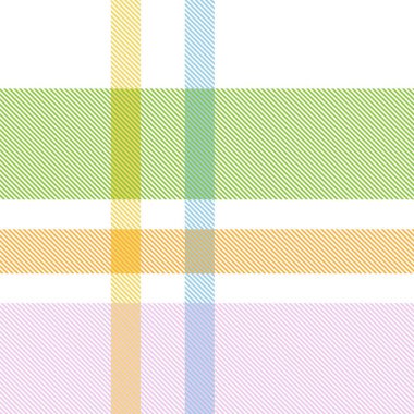 Gökkuşağı Pastel Ekoseli Moda tekstil ve grafikleri için kusursuz desen