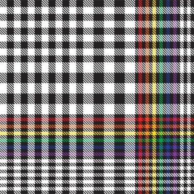 Gökkuşağı Ekoseli, kareli, ekose desenli moda tekstil ve grafikleri için uygun