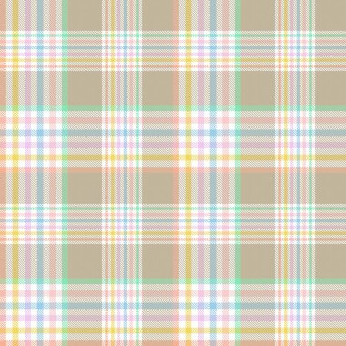 Gökkuşağı Pastel Ekoseli Moda tekstil ve grafikleri için kusursuz desen