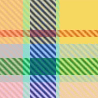 Gökkuşağı Pastel Ekoseli Moda tekstil ve grafikleri için kusursuz desen