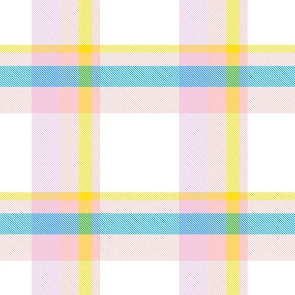 Rainbow Pastel Patrón Sin Costura Cuadros Para Textiles Gráficos Moda — Vector de stock