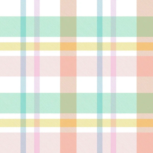 Rainbow Pastel Patrón Sin Costura Cuadros Para Textiles Gráficos Moda — Archivo Imágenes Vectoriales