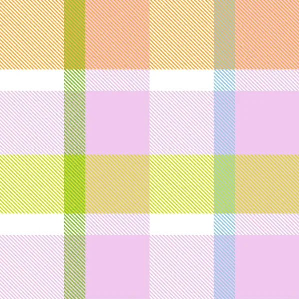 Rainbow Pastel Plaid Motif Sans Couture Pour Les Textiles Mode — Image vectorielle