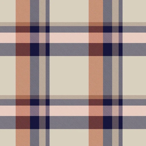 Marron Asymétrique Plaid Motif Sans Couture Texturé Adapté Pour Les — Image vectorielle