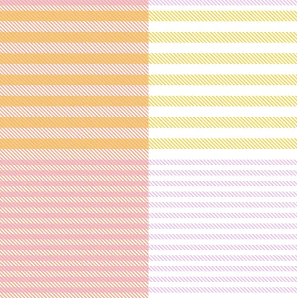 Rainbow Pastel Plaid Motif Sans Couture Pour Les Textiles Mode — Image vectorielle