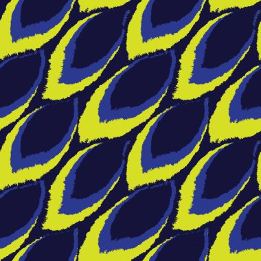 Moda baskıları, ev eşyaları, grafikler, arka planlar için fırça darbesi deseni tasarımı