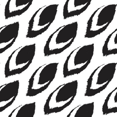 Moda baskıları, ev eşyaları, grafikler, arka planlar için fırça darbesi deseni tasarımı