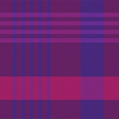 Mor Asimetrik Ekose desenli, moda tekstil ve grafikleri için uygun.