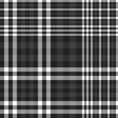 Moda tekstil ve grafikleri için uygun siyah ve beyaz asimetrik desenli