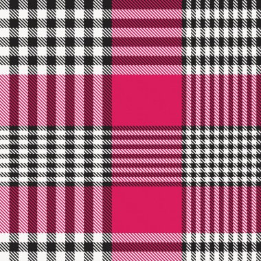 Mor Asimetrik Ekose desenli, moda tekstil ve grafikleri için uygun.