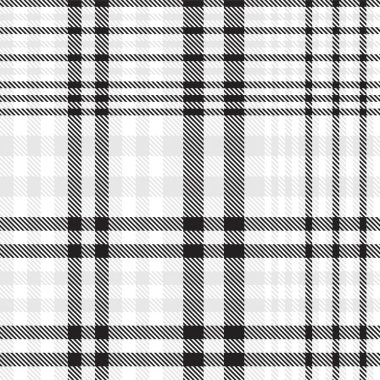 Moda tekstil ve grafikleri için uygun siyah ve beyaz asimetrik desenli