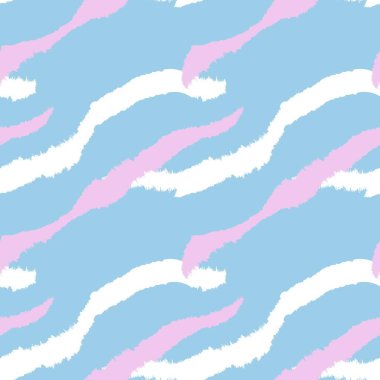 Moda baskıları, ev eşyaları, grafikler, arka planlar için fırça darbesi deseni tasarımı