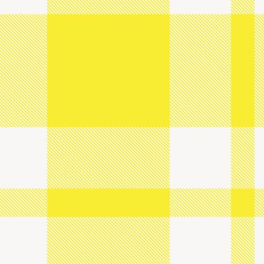 Moda tekstil ve grafikleri için uygun sarı asimetrik ekose desenli kusursuz desen