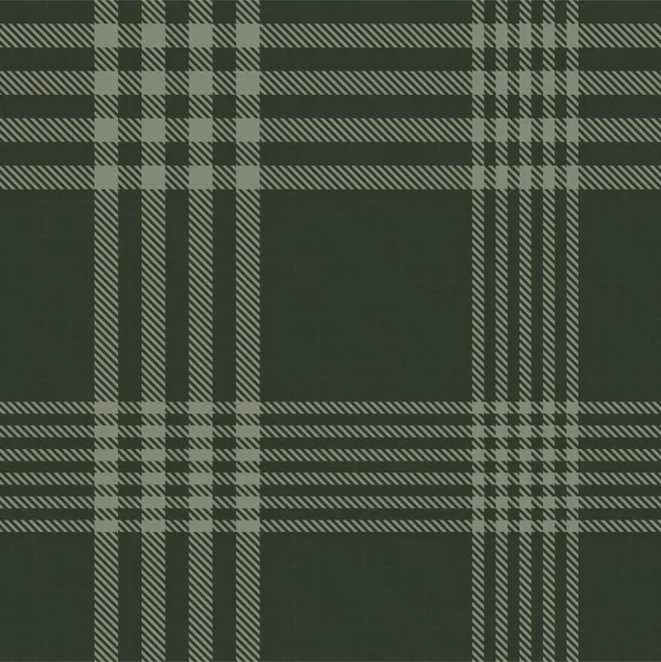 Green Asymmetric Plaid Texturiertes Nahtloses Muster Geeignet Für Modetextilien Und — Stockvektor