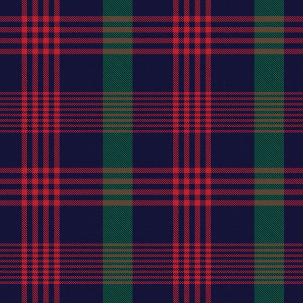 Red Asymmetric Plaid Textuur Naadloos Patroon Geschikt Voor Mode Textiel — Stockvector