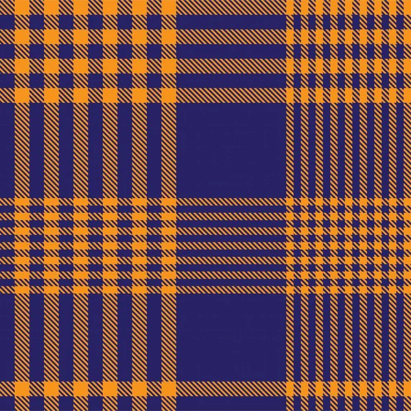 Patrón Sin Costura Texturizado Cuadros Asimétrico Naranja Adecuado Para Textiles — Vector de stock