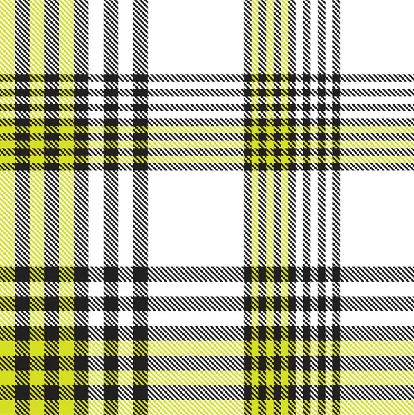 Yellow Asymmetric Plaid Textured Seamless Pattern Suitable Fashion Textiles Graphics — Stock Vector