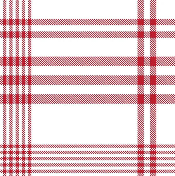 Red Asymmetric Plaid Texturierte Nahtlose Muster Geeignet Für Modetextilien Und — Stockvektor