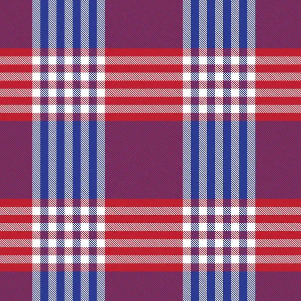 Motif Sans Couture Texturé Carreaux Asymétriques Rouges Adapté Aux Textiles — Image vectorielle