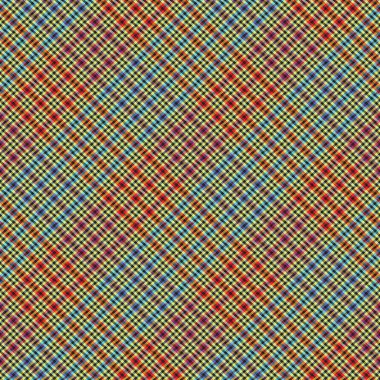 Gökkuşağı Çapraz Ekoseli Tartan Moda tekstil ve grafikleri için uygun desensiz desen tasarımı
