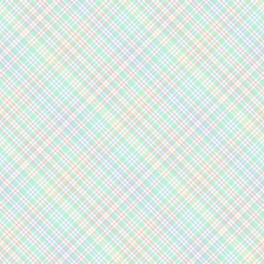 Gökkuşağı Pastel Çapraz Ekose Tartan desensiz desen tasarımı moda tekstil ve grafikleri için uygundur