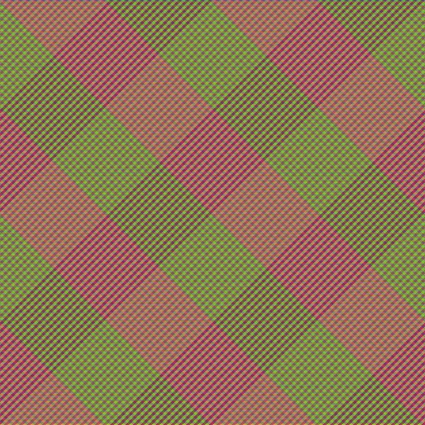 Rainbow Diagonal Plaid Tartán Texturizado Diseño Patrón Sin Costuras Adecuado — Vector de stock