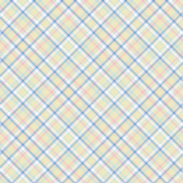 Rainbow Pastel Diagonal Plaid Tartán Texturizado Diseño Patrón Inconsútil Adecuado — Vector de stock