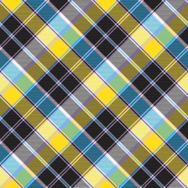 Rainbow Pastel Diagonal Plaid Tartan Υφή Seamless Σχέδιο Μοτίβο Κατάλληλο — Διανυσματικό Αρχείο