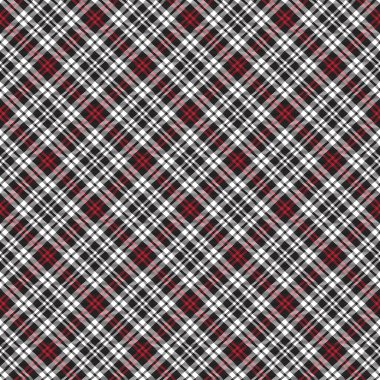 Moda tekstil ve grafikleri için uygun Kırmızı Çapraz Ekose Tartan desenli kusursuz desen tasarımı