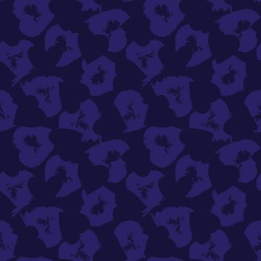 Moda tekstil ve grafikleri için kalp şeklinde fırça darbeleri kusursuz bir arka plan