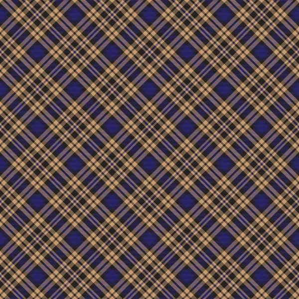 Azul Diagonal Xadrez Tartan Texturizado Design Padrão Sem Costura Adequado —  Vetores de Stock