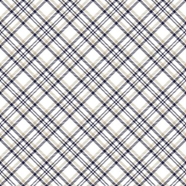 Moda tekstil ve grafikleri için uygun Kahverengi Çapraz Ekose Tartan desenli kusursuz desen tasarımı