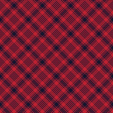 Kırmızı Donanma Çapraz Ekoseli Tartan. Moda tekstil ve grafikleri için uygun kusursuz desen tasarımı.
