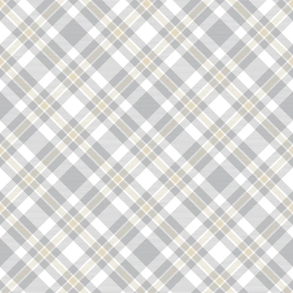 Brown Diagonal Plaid Tartan Texturované Bezešvý Vzor Design Vhodný Pro — Stockový vektor