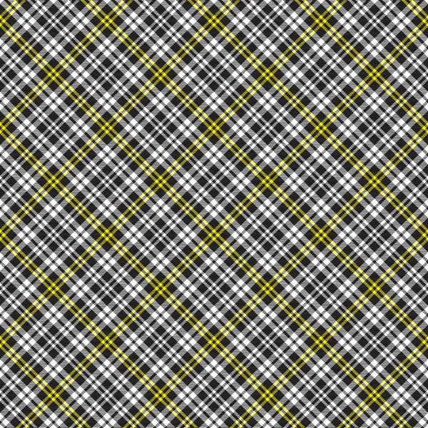 다이어그램 플라이트 Yellow Diagonal Plaid Tartan 그래픽에 무패턴 디자인을 텍스처화 — 스톡 벡터