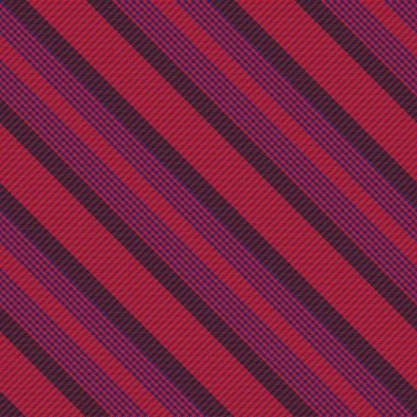 Red Navy Diagonal Plaid Tartan Textuur Naadloos Patroon Ontwerp Geschikt — Stockvector