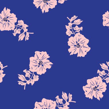 Moda tekstil, grafik, arka plan ve el sanatları için çiçeksiz desen tasarımı