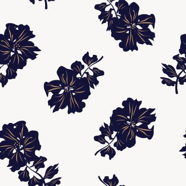 Moda tekstil, grafik, arka plan ve el sanatları için çiçeksiz desen tasarımı