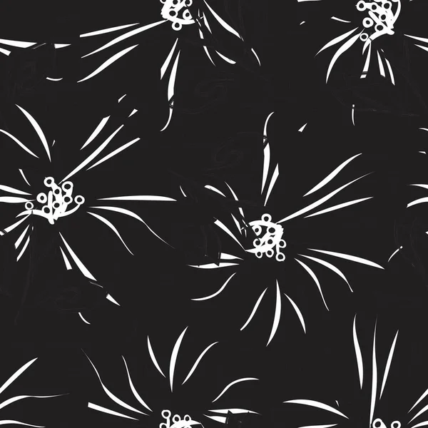 Floral Naadloos Patroon Ontwerp Voor Mode Textiel Graphics Achtergronden Ambachten — Stockvector