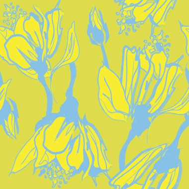 Moda tekstil, grafik, arka plan ve el sanatları için renkli Soyut Çiçeksiz desenli tasarım