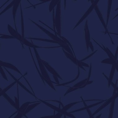 Moda tekstil, grafik ve el sanatları için Mavi Soyut Fırça darbeleri desen tasarımı