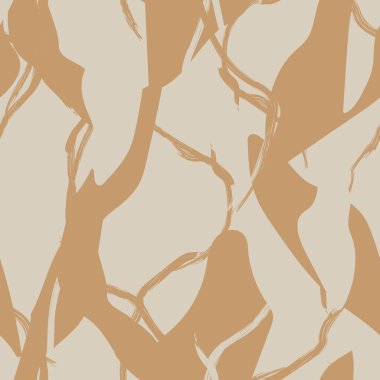 Tarafsız Renk Soyut Fırça darbeleri moda tekstil, grafik ve el sanatları için desen tasarımı