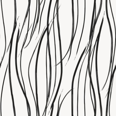 Moda tekstil, grafik ve el sanatları için tek renkli fırça darbeleri desen tasarımı