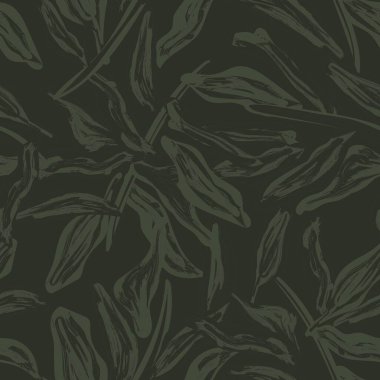 Neutral Colour Leaf seamless pattern design for fashion textiles, graphics and crafts