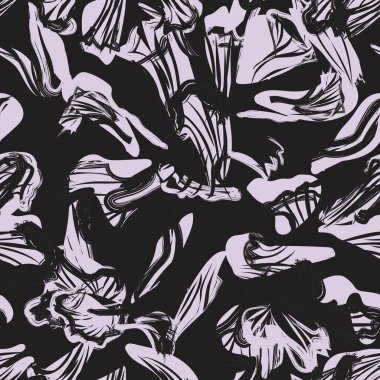 Moda tekstil, grafik, arka plan ve el sanatları için Pastel Soyut Çiçeksiz desen tasarımı