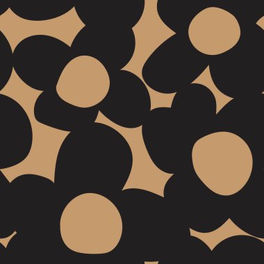 Moda tekstil, grafik, arkaplan ve el sanatları için kahverengi Ditsy Çiçeksiz desenli tasarım